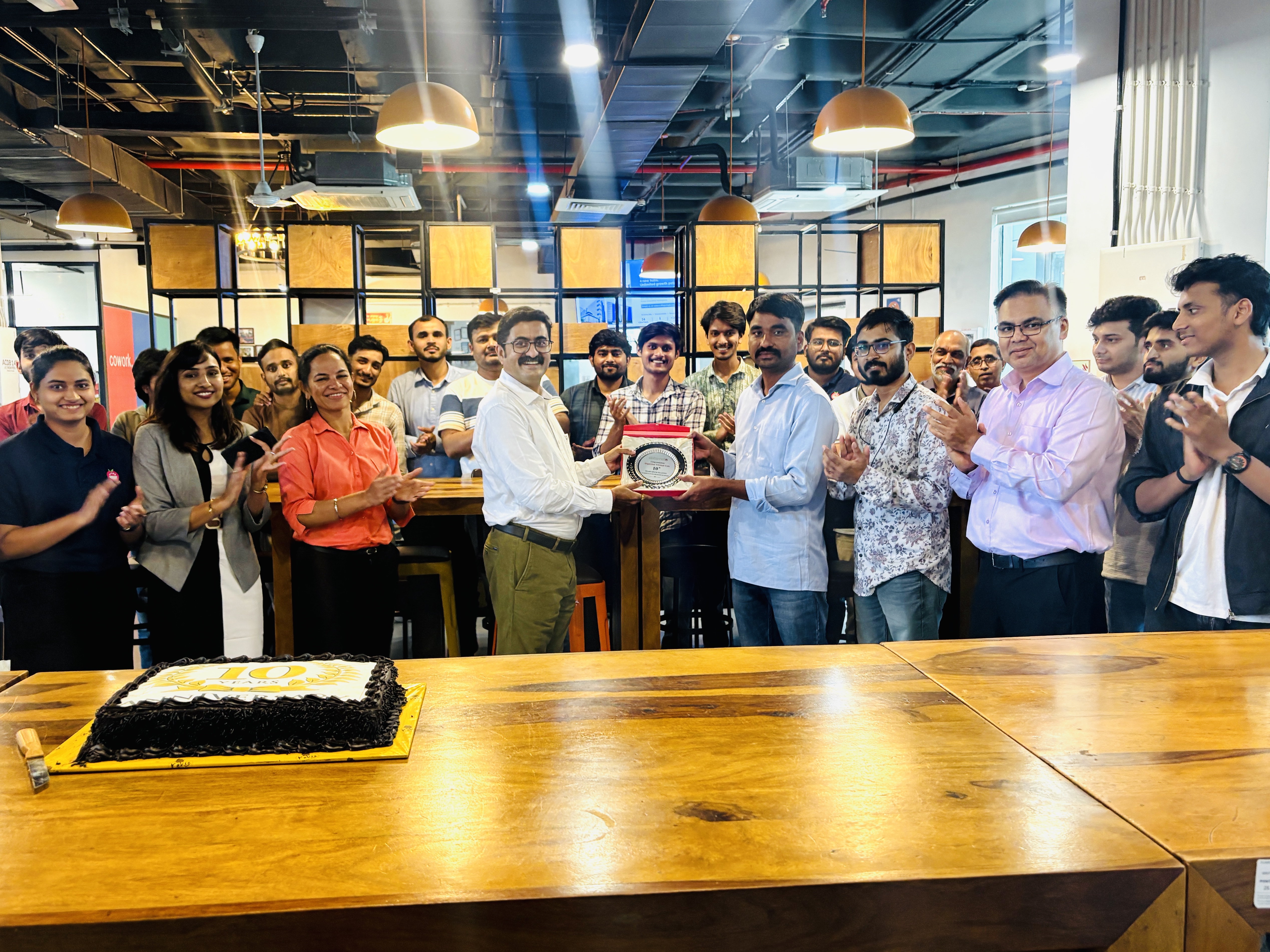 Celebrating a Decade of Dedication -- 10 Years of Excellence and Commitment (Digambar Kale)